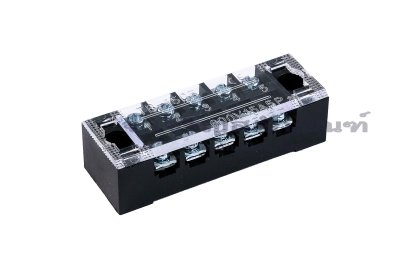 [E] บล็อกต่อสายไฟ แบบขันสกรู เหล็กชุบดีบุก 15A TB-1505
